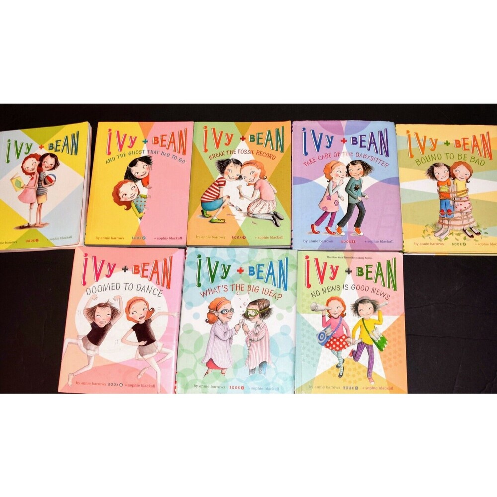 EUC Ivy and Bean Book Bundle #1,2,3,4,5,6,7,8 4 hardcover 4 soft #1-8